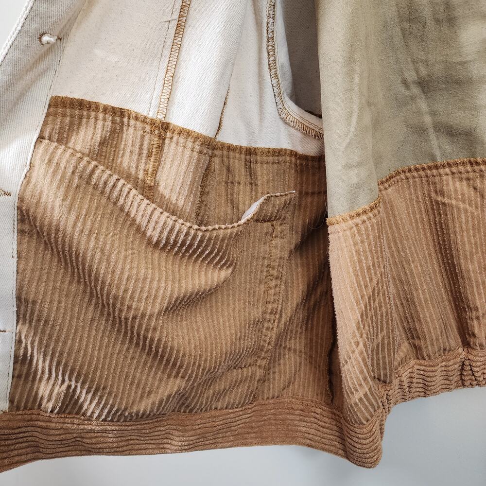 Andree Mixed Pattern Button Front Boho Lightweigh… - image 6